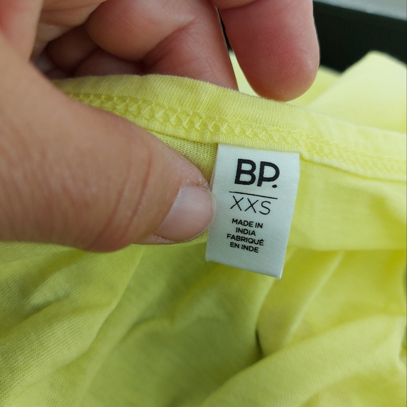 bp neon yellow cropped tank top - Picture 3 of 4